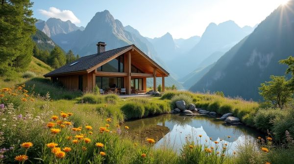 Construire une maison écologique en haute-savoie avec eko système