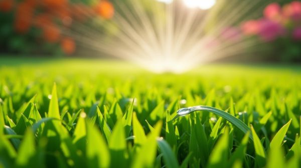 L'art de l'arrosage du gazon : conseils pour un jardin sain